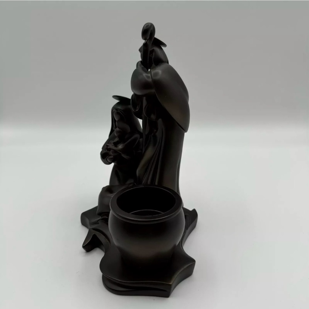 PartyLite Holy Night Tealight Holder P8262 Bronze Holy Family Christmas Nativity - Picture 6 of 13
